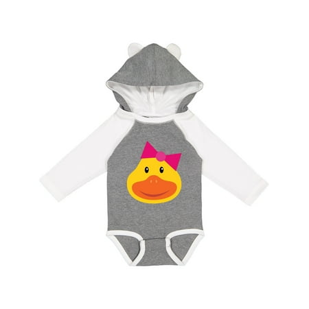 

Inktastic Duck Girls Gift Baby Girl Long Sleeve Bodysuit