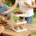 thumbnail image 4 of Foldable Vertical Dish Rack Cabinet Organizer Stand, 4 of 7