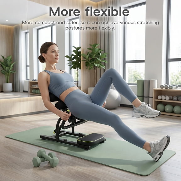 Ergonomic Inversion Table Relieves Back Pain, Back and Neck Stretcher Equipment with 330 lbs Capacity, Safe Spine Alignment Device for Home and Gym Use