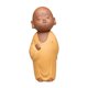thumbnail image 3 of Estatua de monje pequeño, figura de monje, artesanía de escritorio, regalo para exteriores, adorno de monje para gabinete Estilo F, 3 of 9