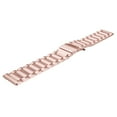 thumbnail image 4 of Stainless Steel Metal Watch Band Replacement, SOATUTO Quick Release Folding Clasp Solid Stainless Steel Watch band Strap For Men's Women's Watch (20mm-Rose Gold), 4 of 5