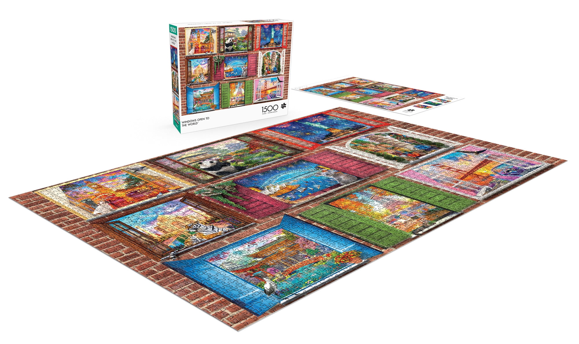 Buffalo Games 1500-Piece Windows Open to the World Interlocking Jigsaw Puzzle for Adults Ages 14+