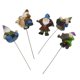 thumbnail image 1 of Conjunto de 5 estatuas de resina para jardín en miniatura, adorno para maceta de jardín de hadas en interiores y exteriores, 1 of 8