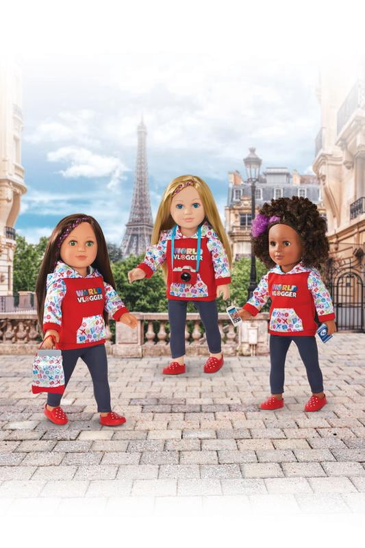 My Life As Poseable World Vlogger Doll Playset, 6 Pieces Included