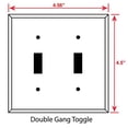 thumbnail image 2 of Double Gang Toggle Wall Plate - Monet: The Artists Garden, 2 of 5