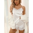 thumbnail image 6 of BeautyIn Women Lace Camisole Top and Short Pant 2-Piece Pajama Set, 6 of 6