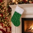 thumbnail image 5 of PryvnHome Christmas Stocking Sequin Stocking with Faux Fur Trim and Hanging Loop for Tree Decoration Candy Bag, 5 of 6