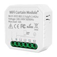 thumbnail image 1 of Módulo de cortina inteligente Tuya WIFI con control remoto por aplicación, 100-240 V CA, compatible con Alexa y Google Home, color blanco, 1 of 5