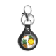 thumbnail image 1 of Amarillo piña fruta tropical Coche de metal llavero anillo de cuero llavero de regalo, 1 of 4