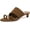 Elmwood Brown, variant on Women's Suzie Kitten Heel Slide Sandal Elmwood Brown Suede 7.5M