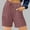 Red, variant on High Waist Women's Shorts for Sports and Leisure Stylish Running and Gym Shorts with Pockets and Drawstring Comfortable Fit for Summer Activities