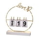 thumbnail image 2 of Calendario de San Valentín con tapa ligera, calendario perpetuo, regalos de boda, foto Amor Base Blanca, 2 of 9