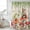 Yellow, variant on Pastoral Mushroom Fox Shower Curtain, Waterproof Shower Curtains for Bathroom, Watercolor Eucalyptus Botanical Washable Fabric Bathtub Curtain Set Bath Decor with 12 Hooks 48"x72"