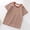 Brown, variant on Boys Shirt Size 8-10Y Kids Striped Short Sleeve Crewneck Tee Soft Stretchy Summer Base Layer Top Boy Clothes