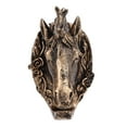 Antique Gold Horse Head Wall Hanger Resin Animal Horse Head Clothes