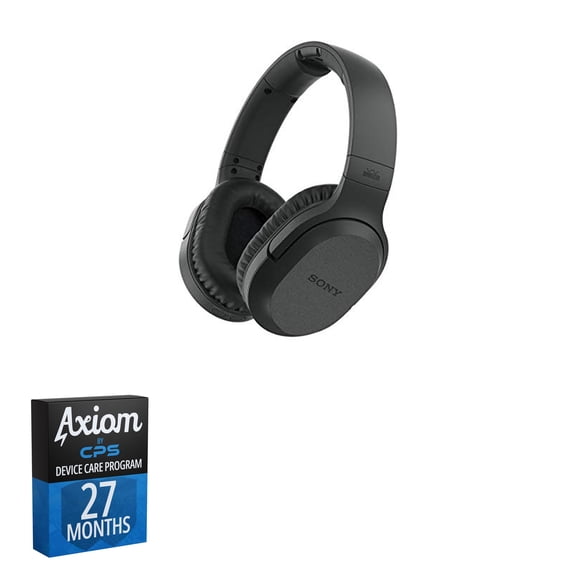 Sony RF400 Wireless Home Theater Headphones, Black 27-Month Axiom Care