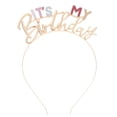 thumbnail image 1 of 1pc Birthday Theme Letters Hair Clasp Chic Hair Band Unique Birthday Party Decor, 1 of 7