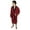 Maroon, variant on Juicy Trendz Men’s Terry Cotton Bathrobe with Shawl Collar, Two Tone Spa Robe & Adjustable Belt