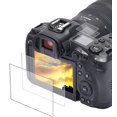 thumbnail image 1 of Protector de pantalla PCTC para EOS R5 Top aplicable para cámara sin espejo de fotograma completo Canon R5 / R5 C (paquete de 2 + 2) Cubierta de pantalla de vidrio templado de dureza 9H de 0,3 mm, 1 of 1