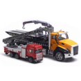 thumbnail image 1 of 2Pcs Diecast Rescue Vehicle Fire Truck Pull Back Light Music Model Kids Toy, 1 of 10