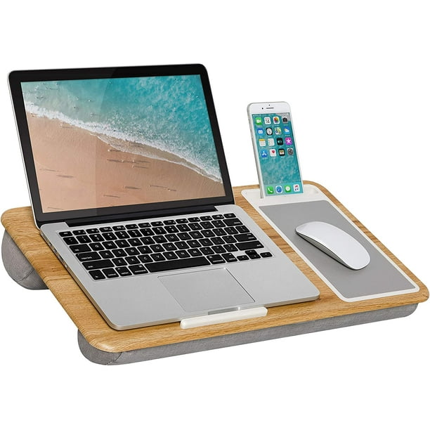 LapGear Home Office Lap Desk with Device Ledge, Mouse Pad, and Phone ...