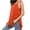 Orange, variant on Baberdicy Plus Size Bodycon Tank - Summer Spaghetti Strap Tunic Top, Casual Loose Fit Sleeveless Blouse for Curvy Figures (Blue | XXL)