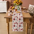 thumbnail image 3 of Christmas Tree Table Runner 48 Inches, Red Black Buffalo Plaid Xmas Elk Snowflake Bed Runner Dresser Scarves Tabletop for Indoor Outdoor Parties/Ceremony/Banquet, 13" x 48", 3 of 8