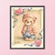 thumbnail image 3 of Cuadros Decorativos Punto de cruz completo 11CT hilo de algodón DIY LOVE Bear Doll impreso bordado Wdftyju embutido en tela, 3 of 9
