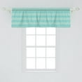 thumbnail image 2 of Ambesonne Abstract Valance Pack of 2, Art Rectangular Shapes, 54"X18", Seafoam and Pale Green, 2 of 2