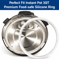 thumbnail image 2 of 2-Pack Sealing Ring 3 Quart for Instant Pot, BPA-Free Sealing Ring Replacement Parts for InstantPot 3QT, Food-grade Gasket for Instantpot Mini 3 Qt, Seal Accessories for Instant Pot, 2 of 6