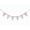 E.Four_(4th Birthday), variant on Inkdotpot Birthday Party DecorationsHappy Birthday Party GarlandBaby Girls StripePennant Banner Flag
