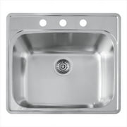 Essential Single Bowl Laundry Sink - 3 Hole