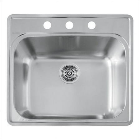 Essential Single Bowl Laundry Sink - 3 Hole
