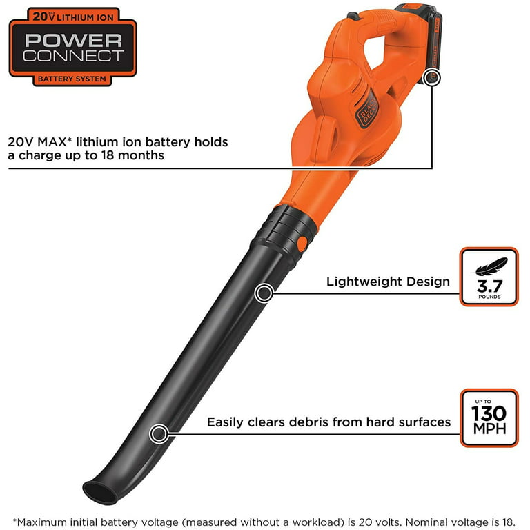 BLACK+DECKER 20V Max Lithium Sweeper LSW221