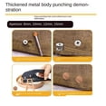 thumbnail image 4 of 12mm Circle Hole Punch Paper Hand-Held Round Single for ID Cards PVC Badge Photos, 4 of 8