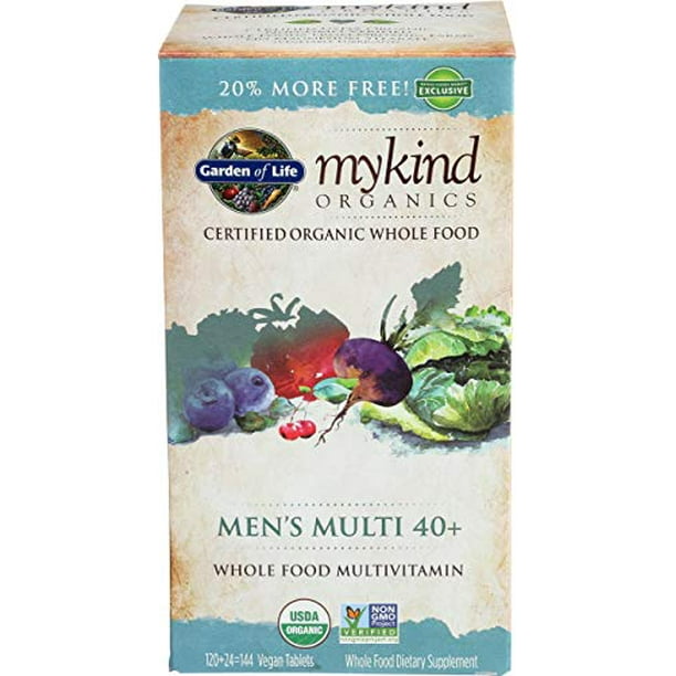 Garden Of Life, Mykind S Men's 40 Multi, 144 Tablets Organic Walmart