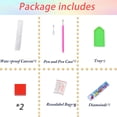thumbnail image 6 of CSZPPQAF 2-Pack Diamond Art Kit,Retro style Diamond Painting Kits for Beginners,Full Round Drill,Home Wall 11.8"*15.8", 6 of 7