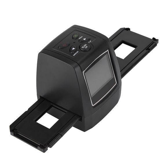 VBESTLIFE Negative Film & Slide Scanner, 2.36'' TFT LCD Screen 5MP/ 10MP USB 135/ 35mm Negative Film Scanner Support SD MMC Card