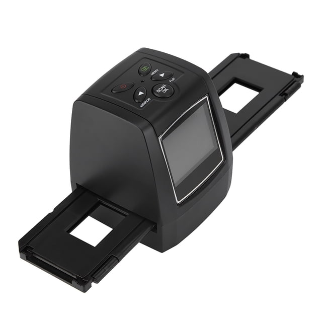Escáner de película negativa Bling Bling LCD TFT de 2,36 pulgadas 5MP/10MP Negro