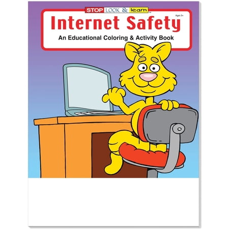 25 Pack - Internet Safety Kid s Educational Coloring & Activity Books