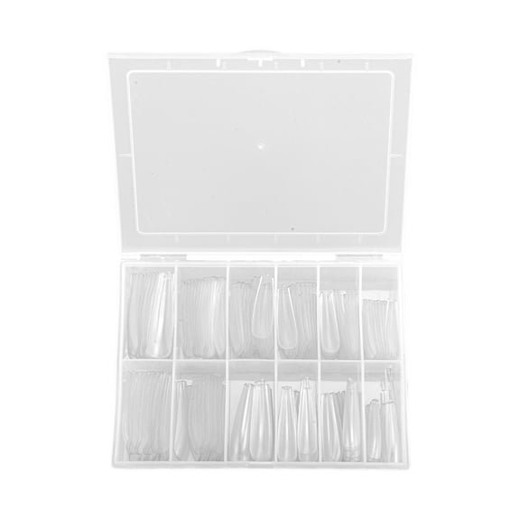 Unique Bargains 1 Set Women's Full Coverage Nail Supplies Plating Clear