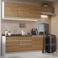thumbnail image 2 of Cocina Integral MADESA Glamy 260cm Blanco/Marrón, 2 of 5