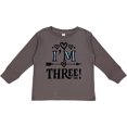 thumbnail image 3 of Inktastic 3rd Birthday 3 Year Old Arrow Girls Long Sleeve Toddler T-Shirt, 3 of 5