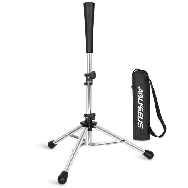 Soporte portátil ajustable para tee de bateo de béisbol AOLIGEIJS