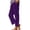 Purple, variant on Women's Plus Size Cotton Linen Pants, Solid Color Loose Fit Straight Leg Casual Trousers with Side Pockets, Relaxed and Breathable for Daily Summer Wear and Comfort JN L