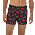 thumbnail image 2 of Salouo Red Rooster Pattern Men's Boxer Briefs, Soft & Breathable Underwear Elastic Waistband Briefs for Men,1-Pack, 2 of 7