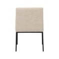 thumbnail image 6 of Meridian Furniture Reeves Beige Chenille Fabric Dining Chair (Set of 2), 6 of 9
