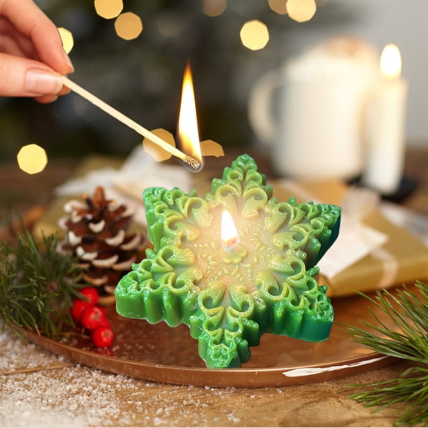 Velas Aromáticas Navideñas: Fragancias Creativas para Complementar Un Ambiente Romántico. Regalo de Navidad Ideal para Cumpleaños o Decoración Navideña.