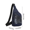 thumbnail image 3 of Men's Shoulder Bag Chest Backpack Crossbody Bag Women's Crossbody Bag Large Capacity Commuting Backpack Outdoor Cycling Travel Backpack, 3 of 6