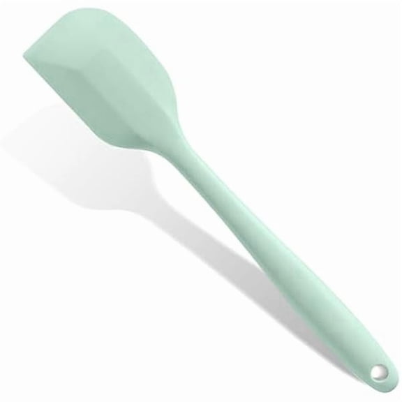 Mint Green Rubber Spatula for Kitchen Use, 10.8In Silicone Spatulas for Cooking Heat Resistant, Flexible Small Kitchen Spatula for Kitchen Nonstick Cookware